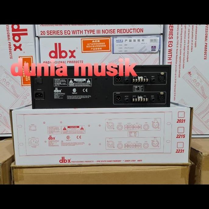 EQUALIZER DBX2231XL DBX 2231XL 2231 GRADE A