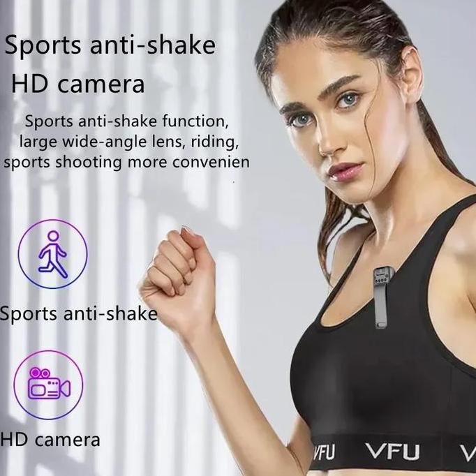 Kamera Mini Body Cam Action Camera Mini Spy Tersembunyi Night Vision HD Portable [terbaik]