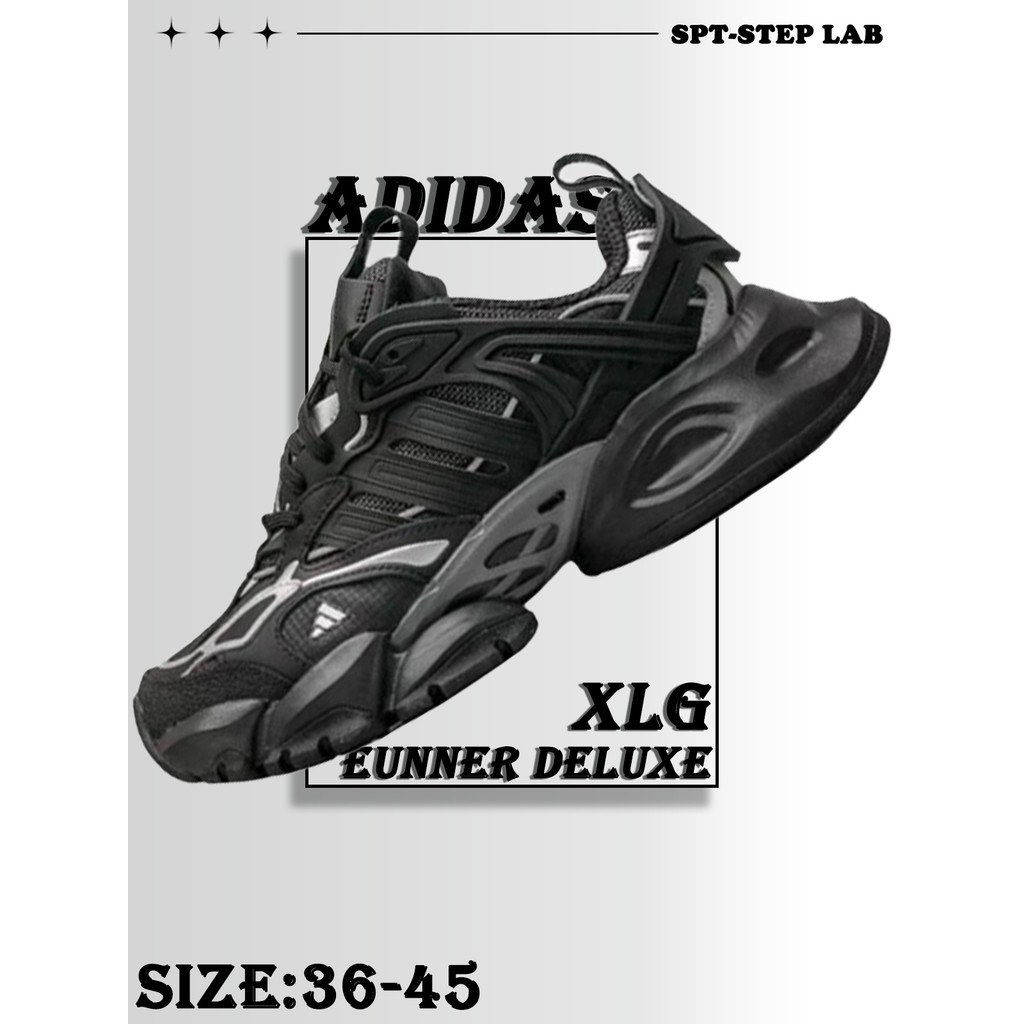 XLG RUNNER DELUXE sepatu lari kasual low-top berbahan kulit yang nyaman dan bergaya untuk bepergian 