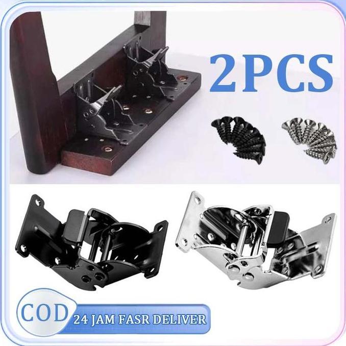 Bracket Meja Lipat Braket Engsel Kaki Meja Lipat 90 Engsel Meja Lipat Besi Raket Engsel Kaki Meja Si