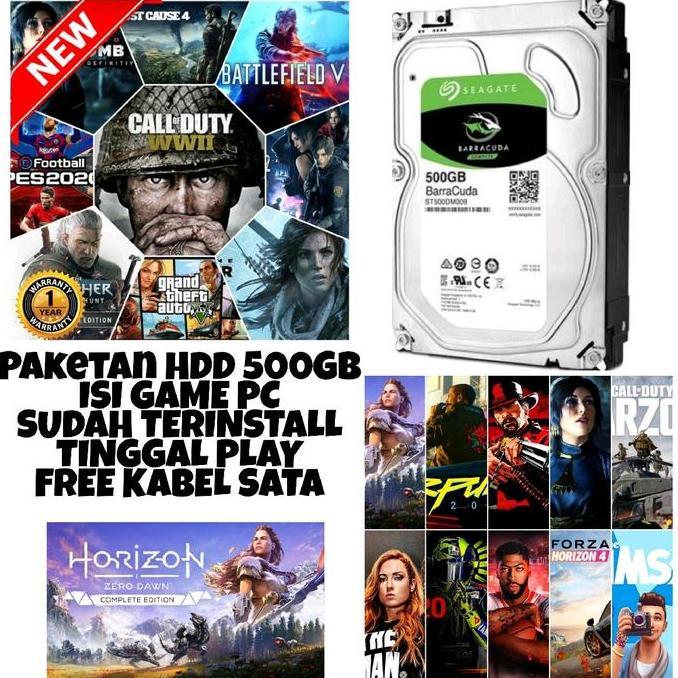 Hardisk HDD Internal PC 250GB 500GB 1TB ISI FULL GAME PC