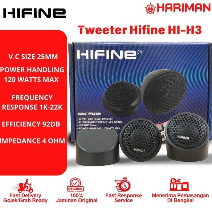 NEW Tweeter Hifine HI-H3 / Tweeter Mobil Hifine