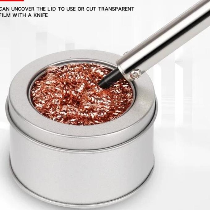 TEMPAT & PEMBERSIH MATA SOLDER CLEANING SERABUT TEMBAGA CLEANER ASLI