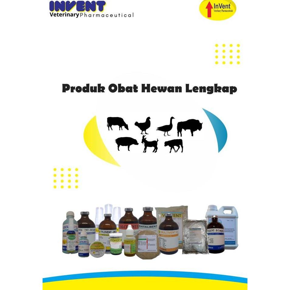 Ready stock Obat Hewan CALCIVENT PLUS Inj Mengobati Syindrom Sapi Ambruk