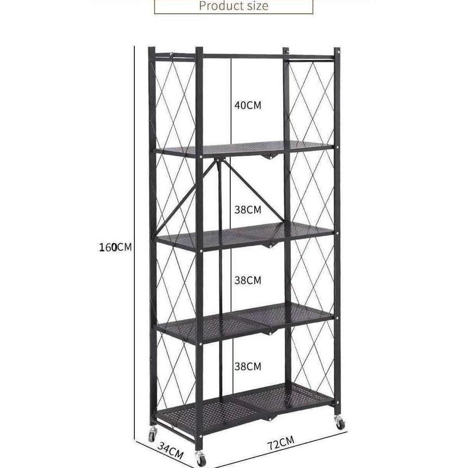 Terlaris Rak Besi Lipat Susun 5 Tingkat