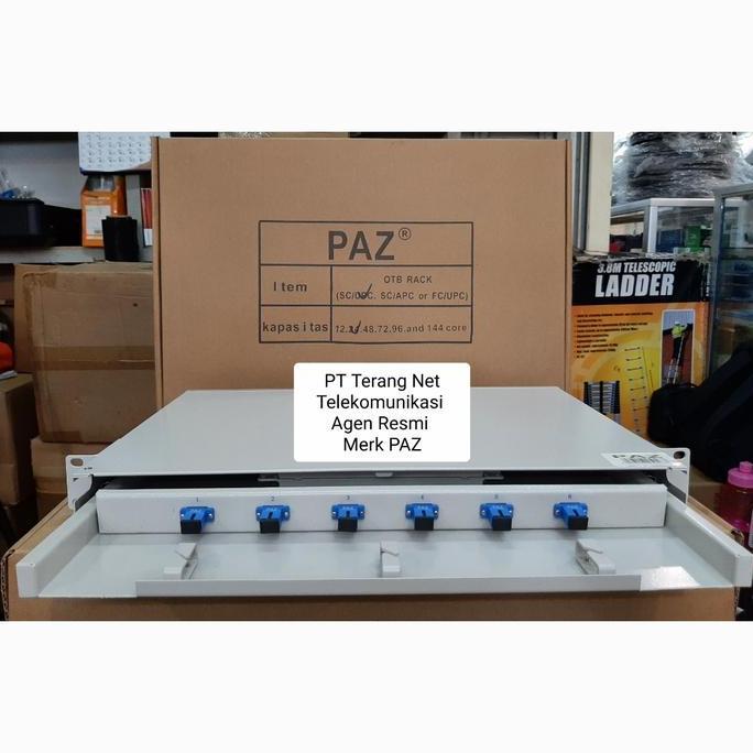 PAZ ODF OTB RACK 6 CORE SC UPC FIBER OPTIK PAS