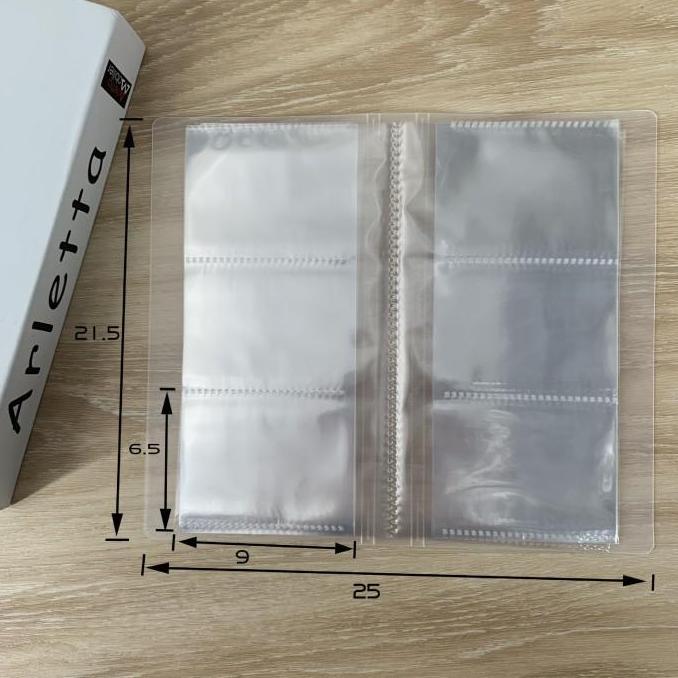 Album Foto Polaroid 3 Bahan Plastik Transparan/Photo Storage Album murah