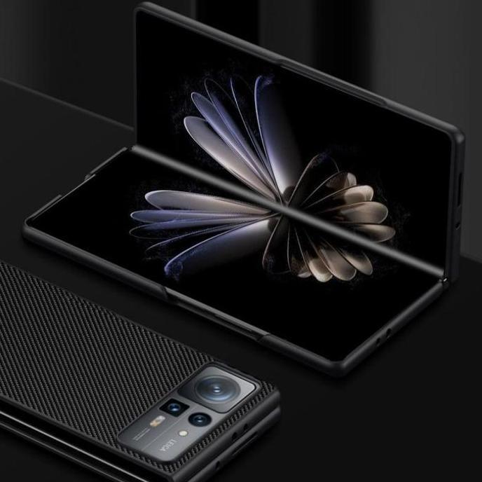 Xiaomi Mix Fold 2 Case Premium Carbon Fiber Leather