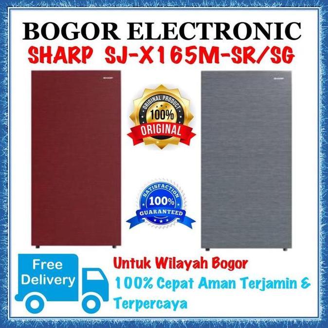 Sale Sjx165 Sharp Sj-X165M-Sr Sg Kulkas 1 Pintu Kulkas Sharp Sjx165