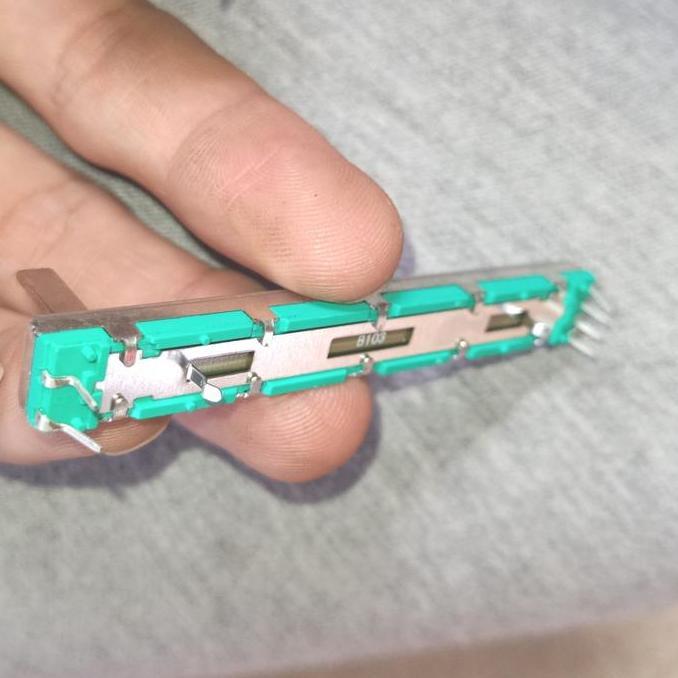 B10K POTENSIO GESER MONO B103 10K SLIDE 103 75MM HIGH QUALITY