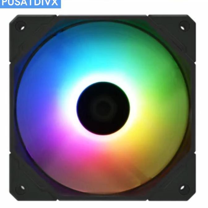 TERBARU - ID COOLING NO 12015 XT 12CM ARGB RGB KIPAS ID-COOLING NO-12015-XT CASE