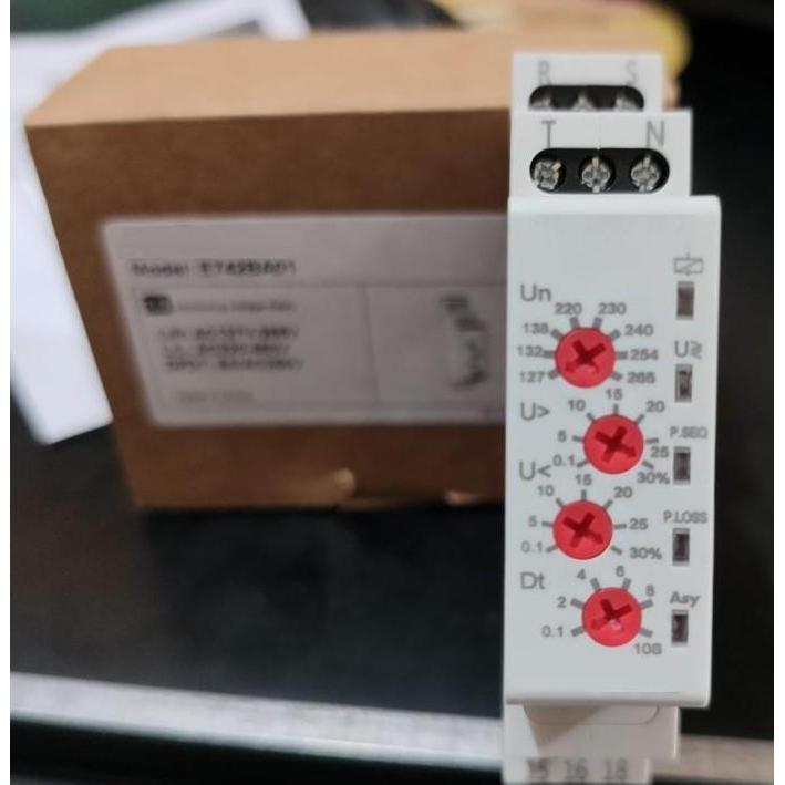 Phase Failure Relay, Phase Sequence Protector with LED Signaling