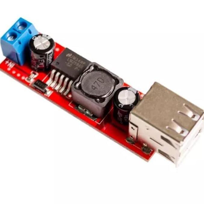 MODULE POWER BANK MOBIL MOTOR DLL STEP DOWN 9V 12V 24V 36V TO 5V 3A