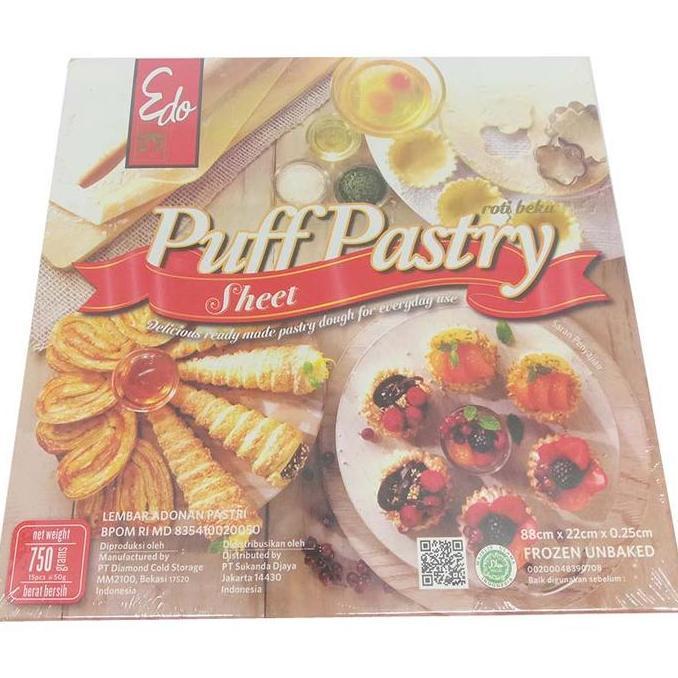 EDO PUFF PASTRY SHEET 750 G