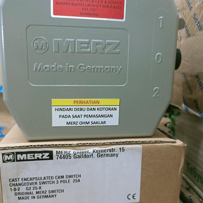 Promo COS/ Ohm Saklar 3 pole 25A Merz Diskon