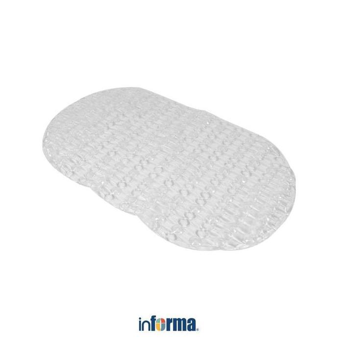 sevekirana - informa 66x36cm keset kamar mandi anti slip pvc oval transparan