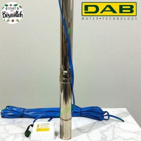 Dabitaly Pompa Submersible Satelit 3Sdm3/11 1/2Hp Dengan Kabel Biru 40 Meter Ready