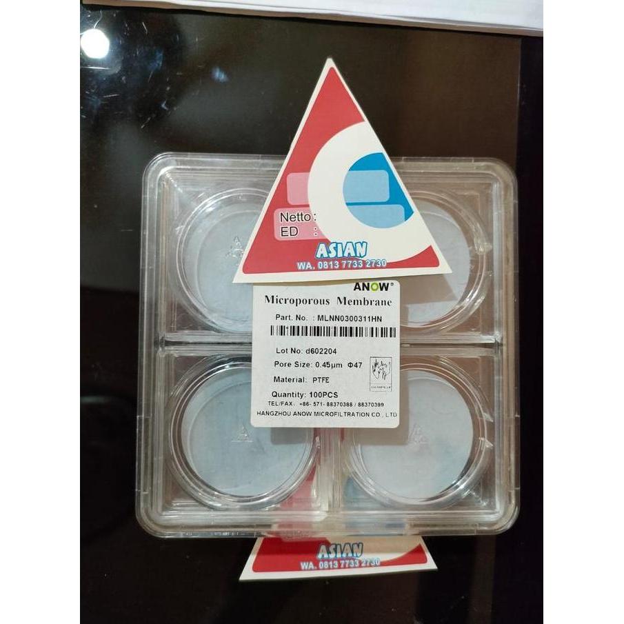 Kertas Saring PTFE 0,45 mikron - Membrane Filter - Membran 0.45 micron