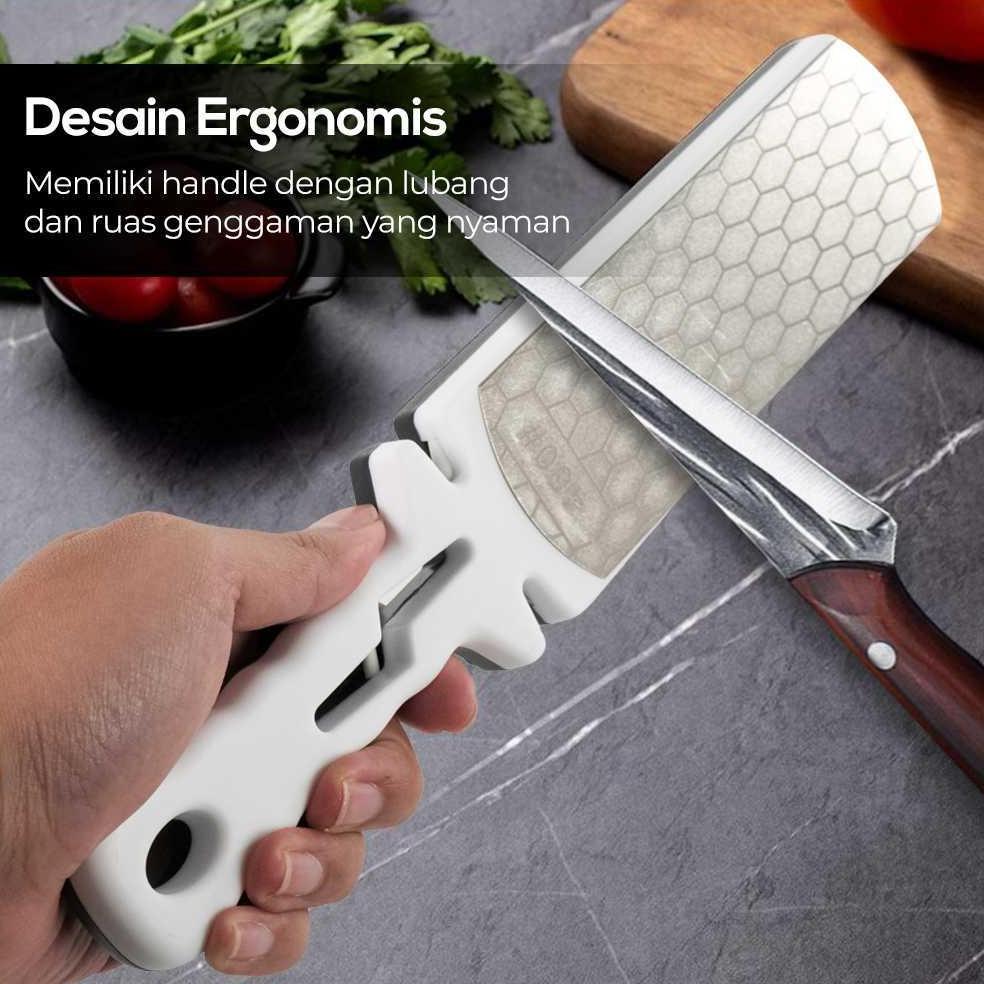 Pengasah Pisau 5 in 1 Double Side Diamond Sharpening Knife - B216L