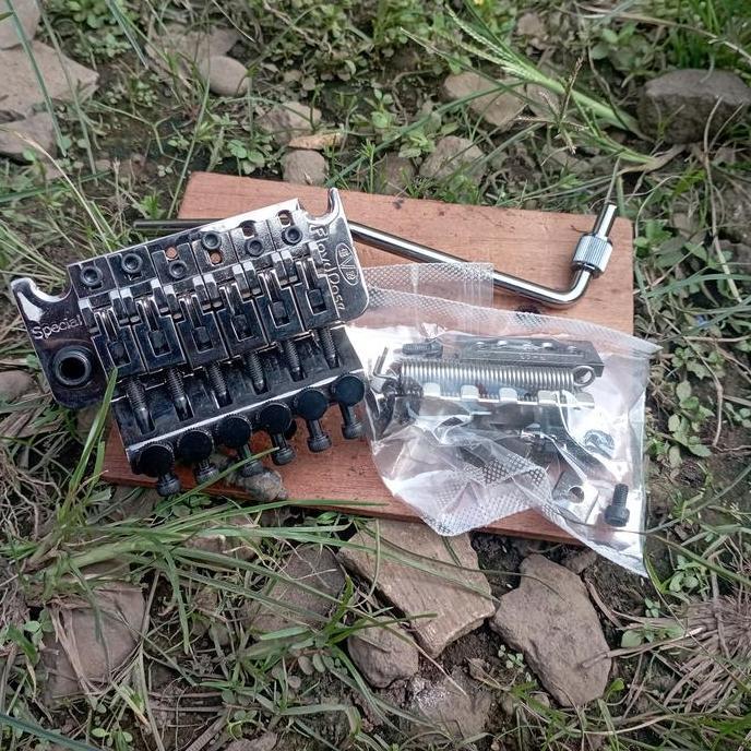 Bridge Gitar Floyd Rose Special EVH Left Hand Black Nickel Tremolo