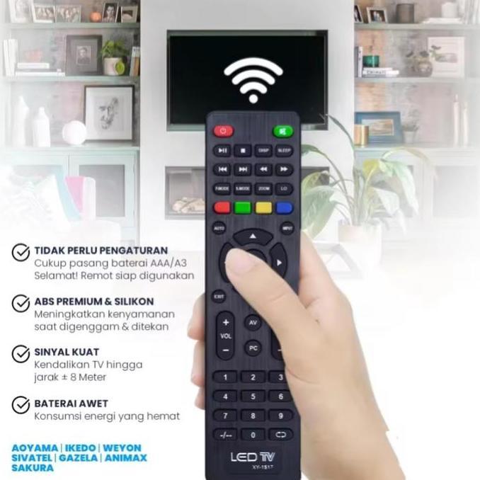 ORIGINAL REMOT TV BUAT SEGALAH MEREK TV CINA GARANSI 5 TAHUN