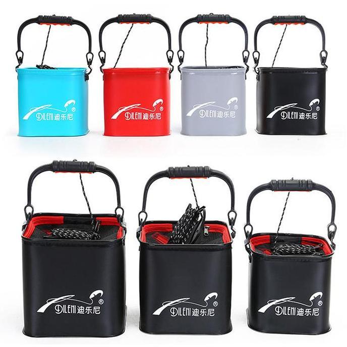 Ember Lipat Fishing Mancing Tempat Wadah Ikan Udang Hidup Portable Box