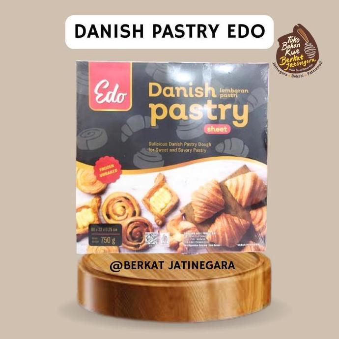EDO DANISH PASTRY SHEET 750GR / LEMBARAN PASTRY / DANISH PASTRY