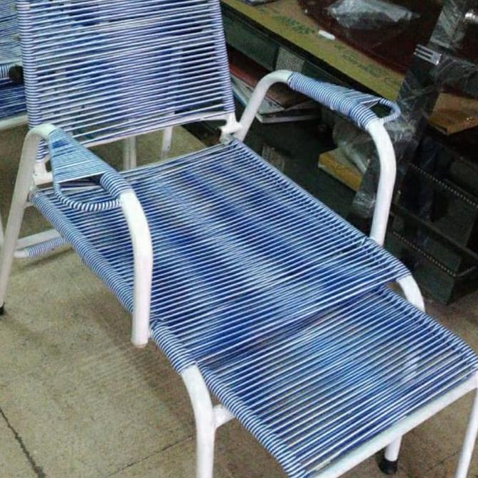 Terlaris Kursi Santai Selonjoran/Kursi Malas/Kursi Santai Tali Plastik