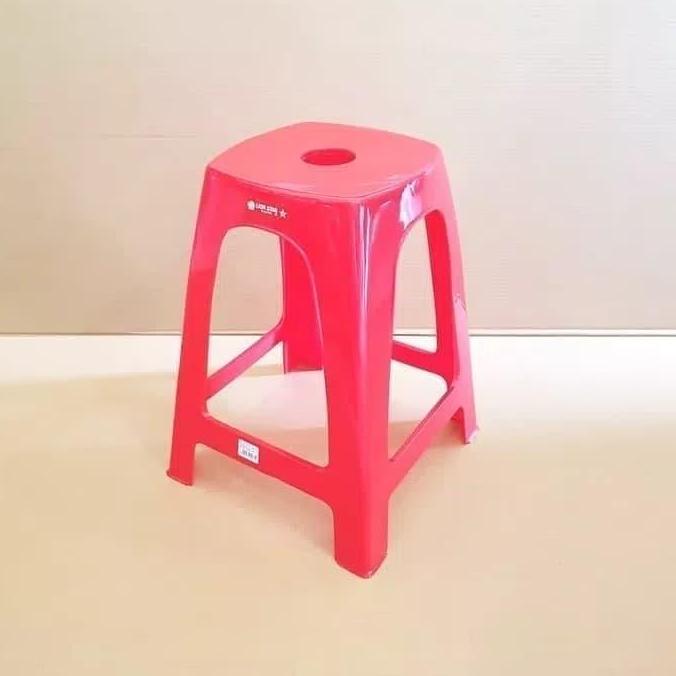 NEW BANGKU BAKSO LION STAR KURSI BASO PLASTIK G-6 / BANGKU TINGGI LIONSTAR BULAT ASLI FURNITURE ORI