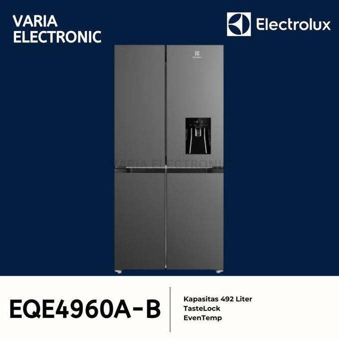 Terlaris Kulkas 4 Pintu Electrolux Eqe4960A-B