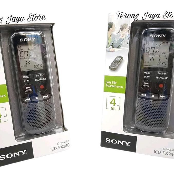 Voice Recorder Sony Icd-Px240 Perekam Suara Sony Icd-Px240 Voice Digital Recorder Sony Px240