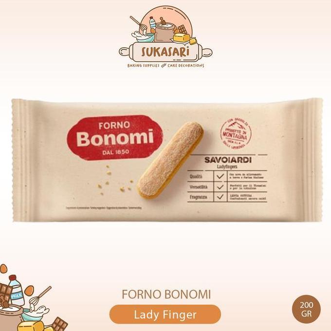 Forno Bonomi Lady Finger 200gr Tiramisu Lady Finger