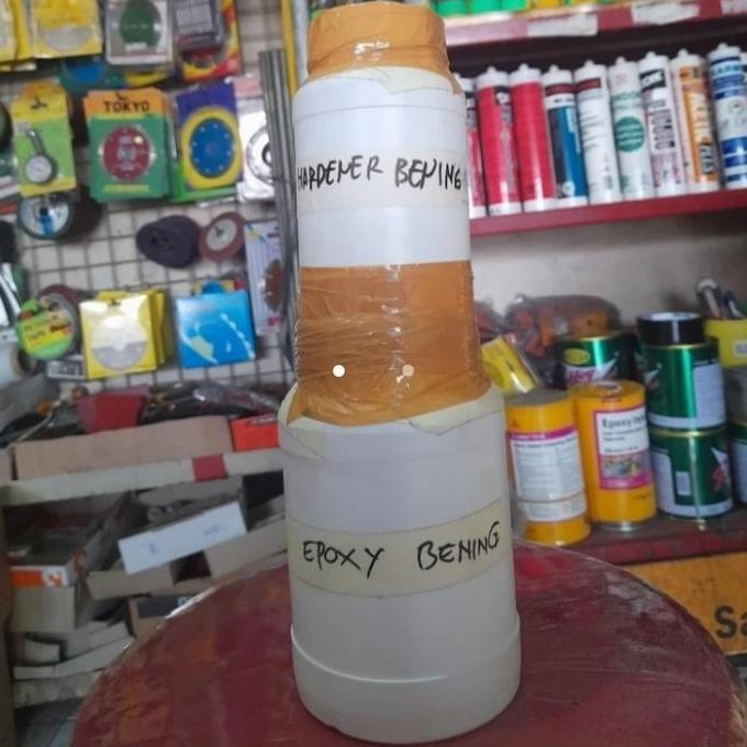 Epoxy Resin Dan Hardener Bening Pengeras 1.5Kg Set  Sale