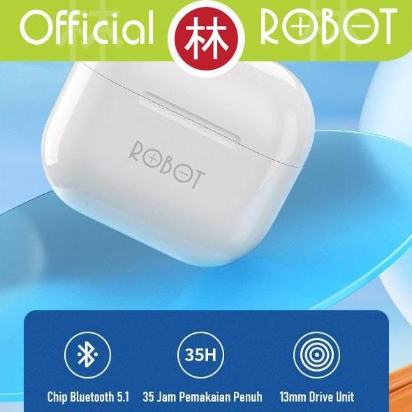 Robot T50 Airbuds Wireless Bluetooth Headset Earphone Tws Earphone