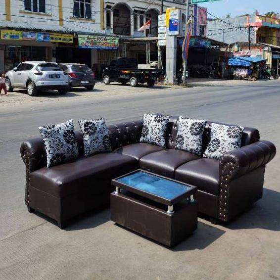 Sofa L Putus / Sofa L Kancing / Sofa Kancing / Sofa L