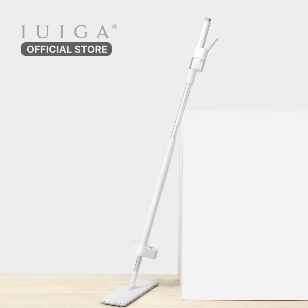 IUIGA Wet & Dry Microfiber Spray Mop - Pel Spray Lantai Microfiber Basah & Kering Set