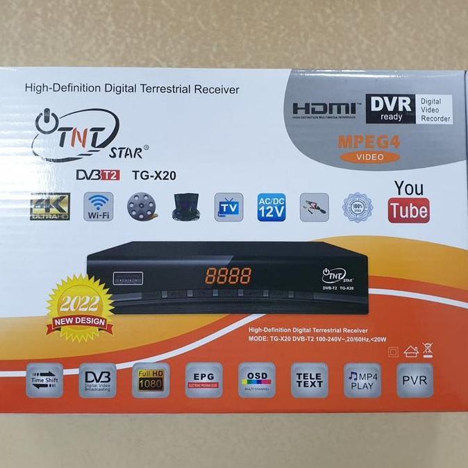 Set Top Box STB TV Digital DVB T2 TNT Star TG-X20