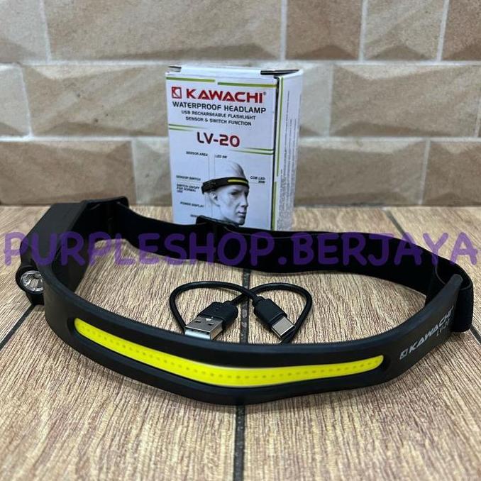 Diskon Kawachi Senter Kepala Cob Led 20Watt Dan 5Watt Senter Samping Waterproof Lv 20
