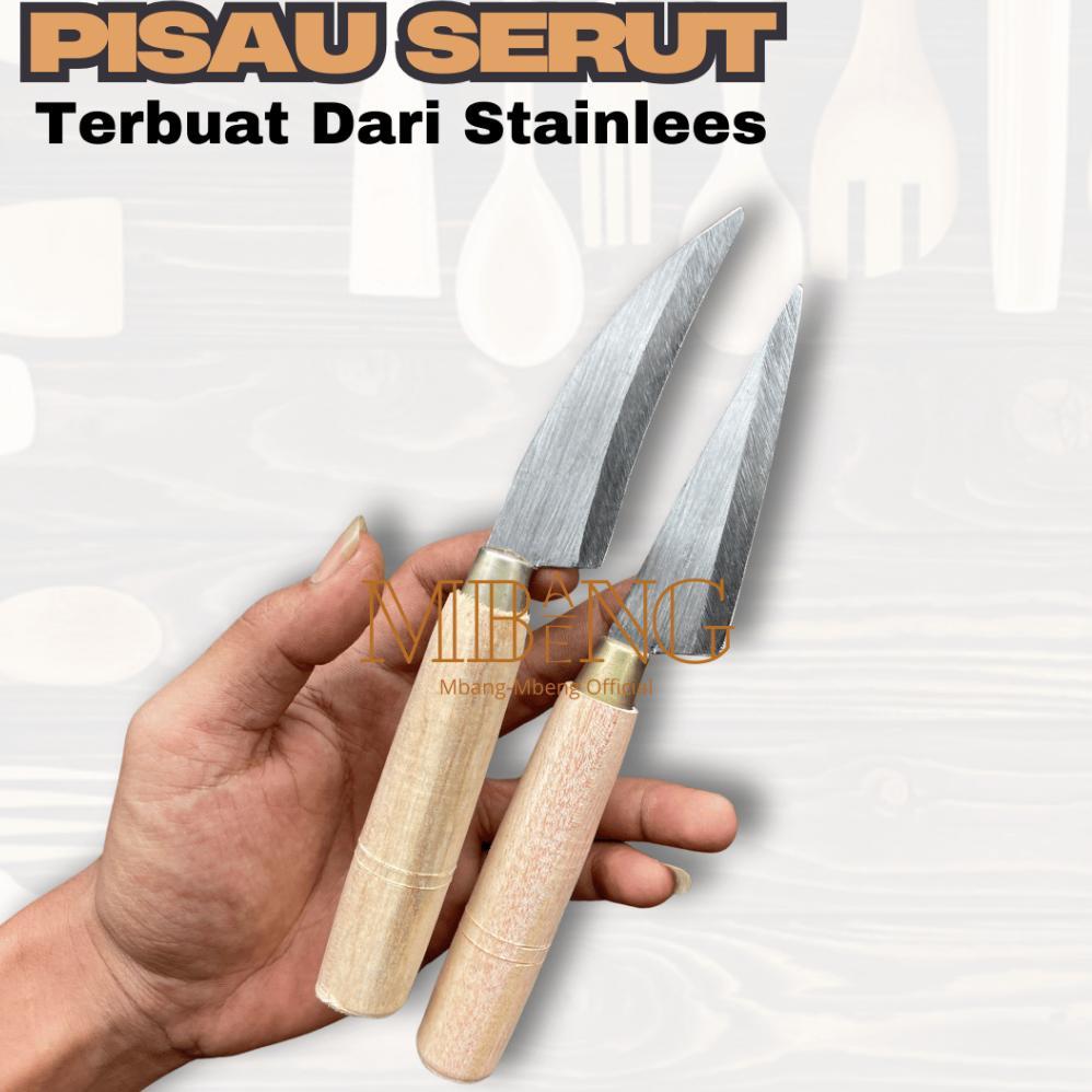 Mbang-Mbeng Pisau Serut Bambu Layang-Layang Staineees / Tahan Karat