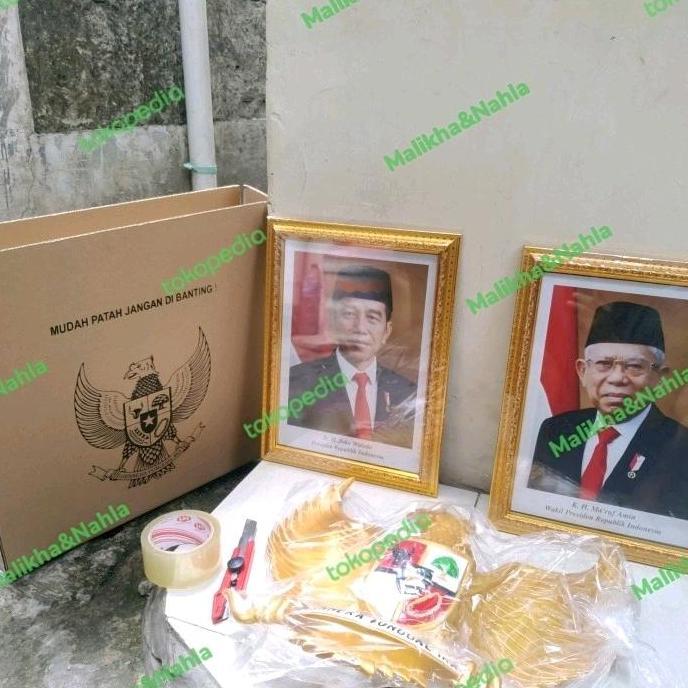 Lambang Garuda Pancasila Plus Pigura Presiden Dan Wakil  Sale