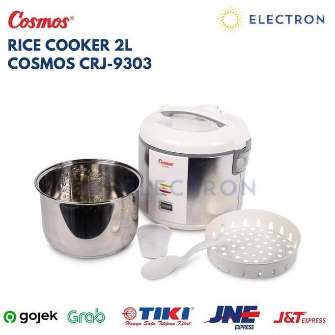 Cosmos 2L CRJ9303 CRJ 9303 CRJ-9303 Rice Cooker Magic Com Stainless