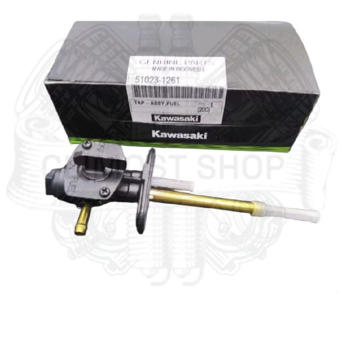 Kran Bensin Ninja 150Rr Tap Fuel Assy Ninja 150Rr Knob Kran Bensin Ninja 150 Rr Old 51023-1261  Sale