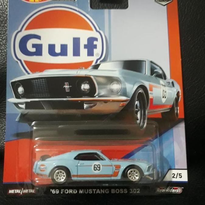 Hot Wheels Hotwheels Gulf Series 69 Ford Mustang Boss 302