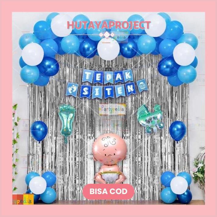 hutayaproject PAKET DEKORASI TEDAK SITEN ANAK/BAYI LAKI-LAKI Termurah
