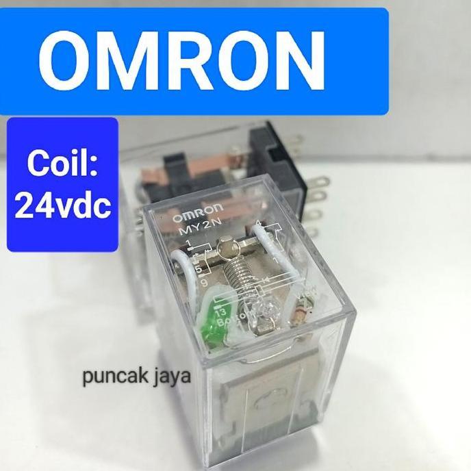 relay omron original my2n 24vdc set socket/relay Omron/my2n 24vdc BARU