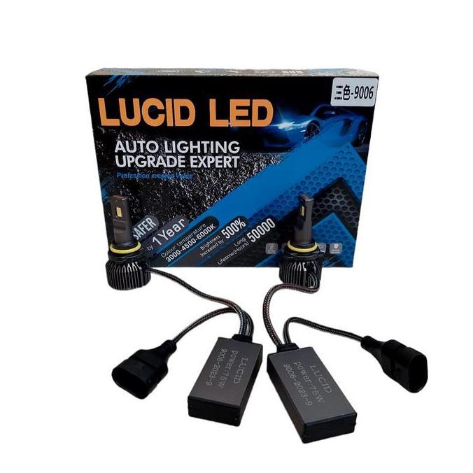 Lampu mobil led hb4/9006 headlamp hb4/9006 foglamp hb4 lucid led 75w PROMO