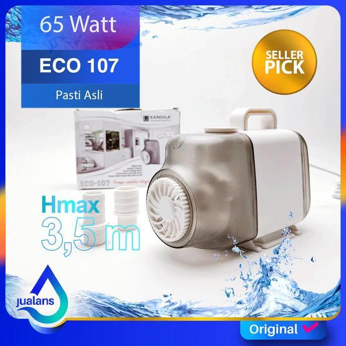 Pompa Air Celup Aquairum Kolam Koi Kandila Eco 107 Kualitas Terbaik Harga Termurah