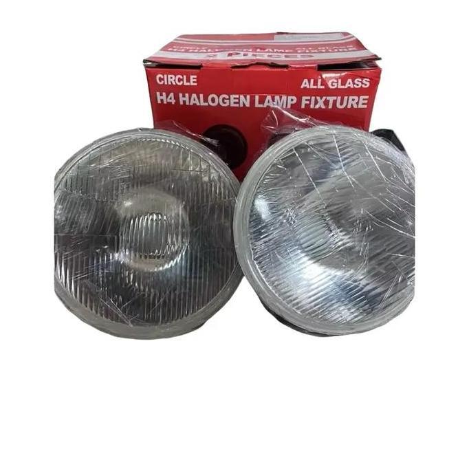 Reflektor Lampu depan mobil bulat H4 halogen headlamp 7 inch inci jimmy katana daihatsu taft ferosa 