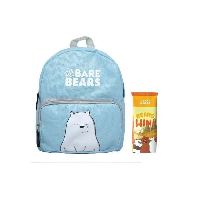 We Bare Bears Mini Backpack / Tas Ransel Mini We Bare Bears