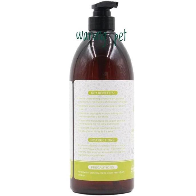 Orgo White Coat Dog Shampoo 1L - Shampoo Anjing Bulu Putih